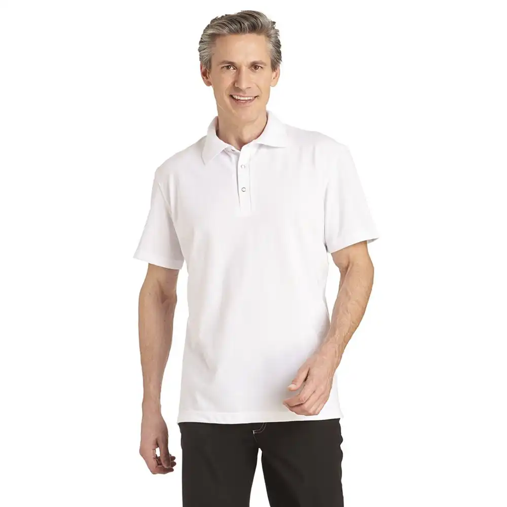 Poloshirt Unisex "08/2516" in XL, Weiß - Thumbnail 1