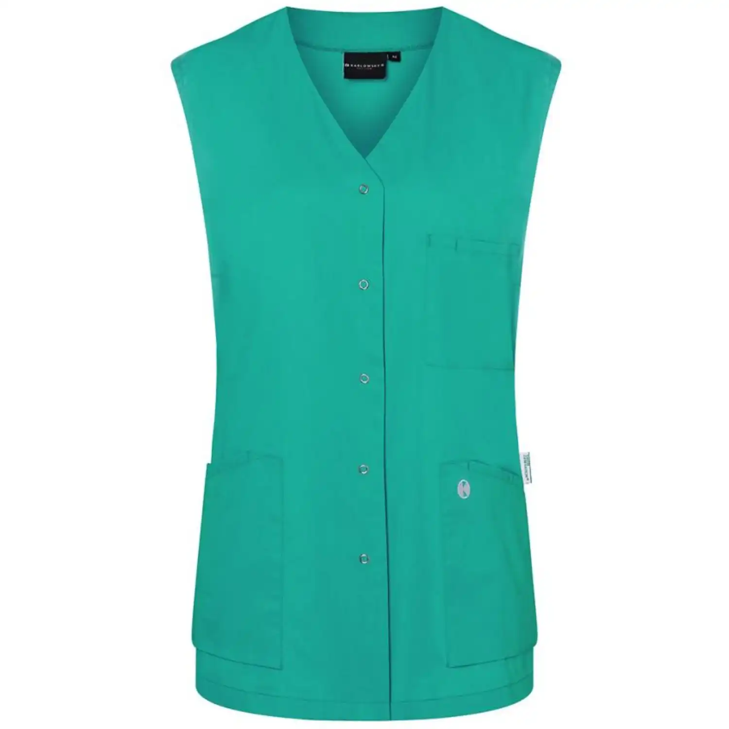 Ärmelloser Damen Kasack "KS 67" in emerald, 52 - Thumbnail 1