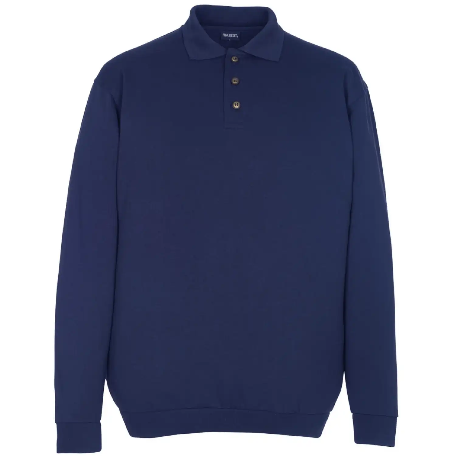 Polo-Sweatshirt "TRINIDAD" Crossover in marine, L - Bild 1