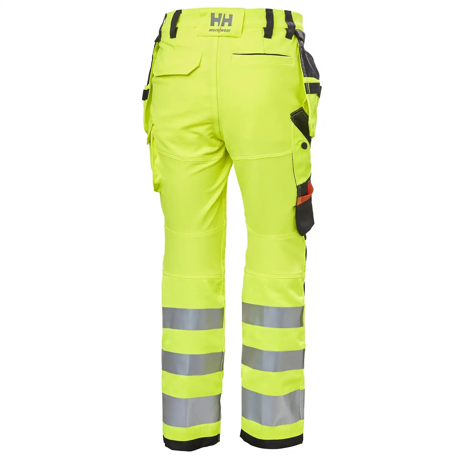 Damen Warnschutz Handwerkerhose "LUNA" in gelb, C38 - Thumbnail 2