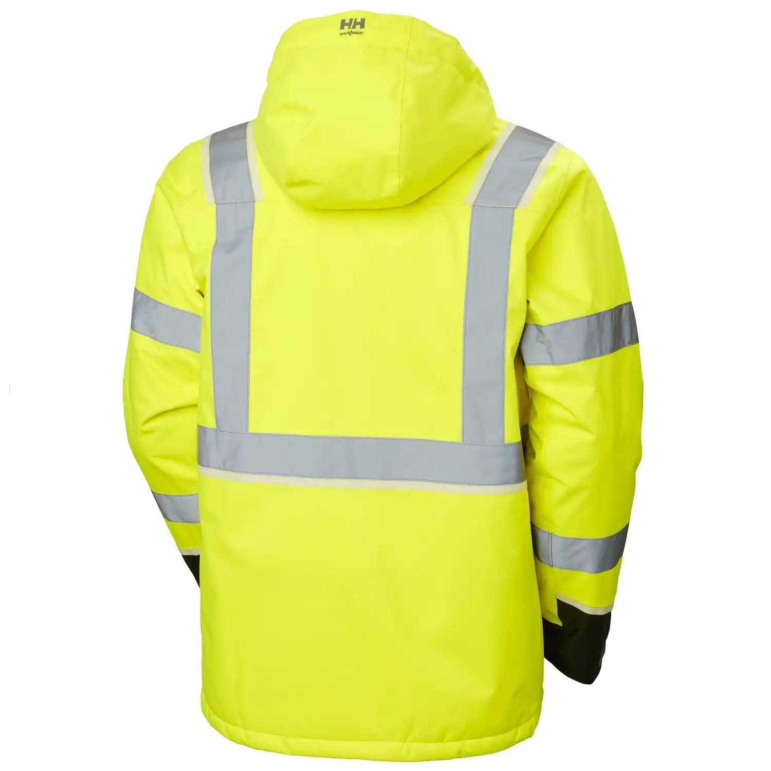 Warnschutz Winterjacke "UC-ME" Nachtleuchtend in gelb/schwarz, L - Thumbnail 2