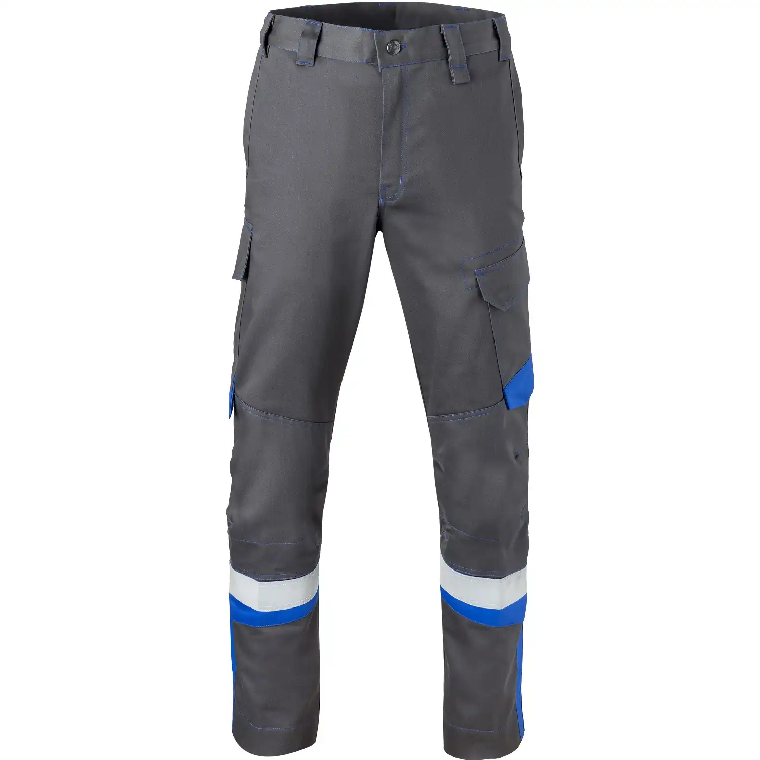 Multinorm Bundhose "80340" 5safety Image+ in dunkelgrau/kornblau, 24 - Bild 1