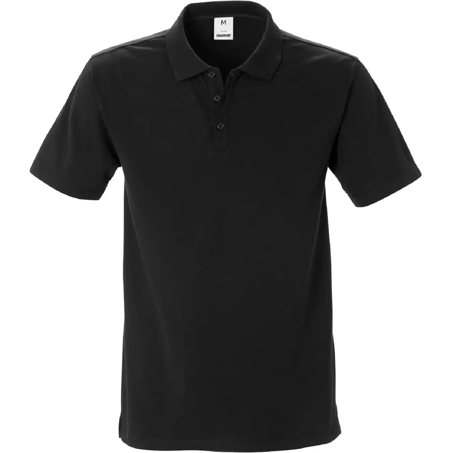 Stretch Polo-Shirt "1799 JLS" in schwarz, L - Thumbnail 1