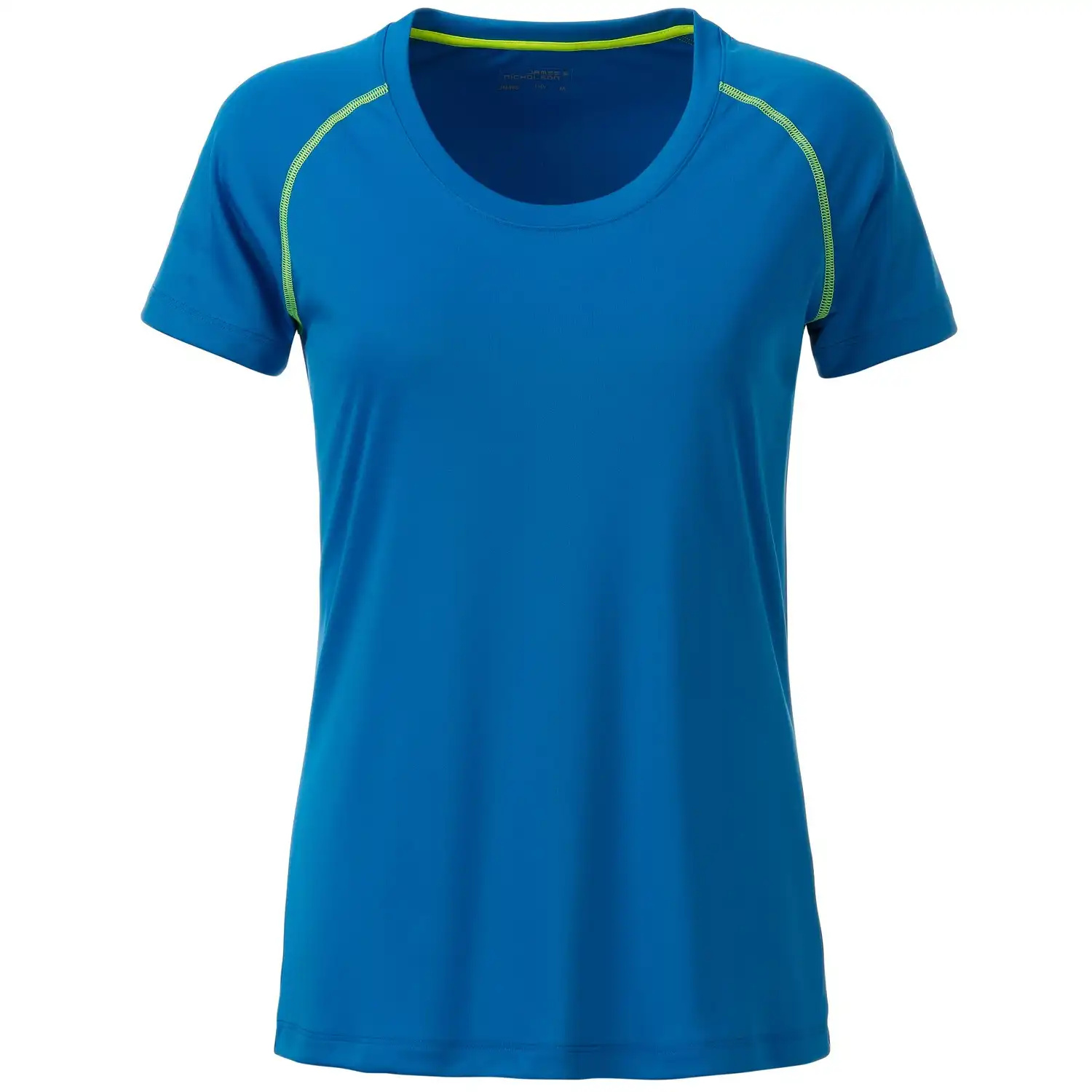 Damen Funktions-Tshirt "JN495" in bright-blue/bright-yellow, M - Bild 1