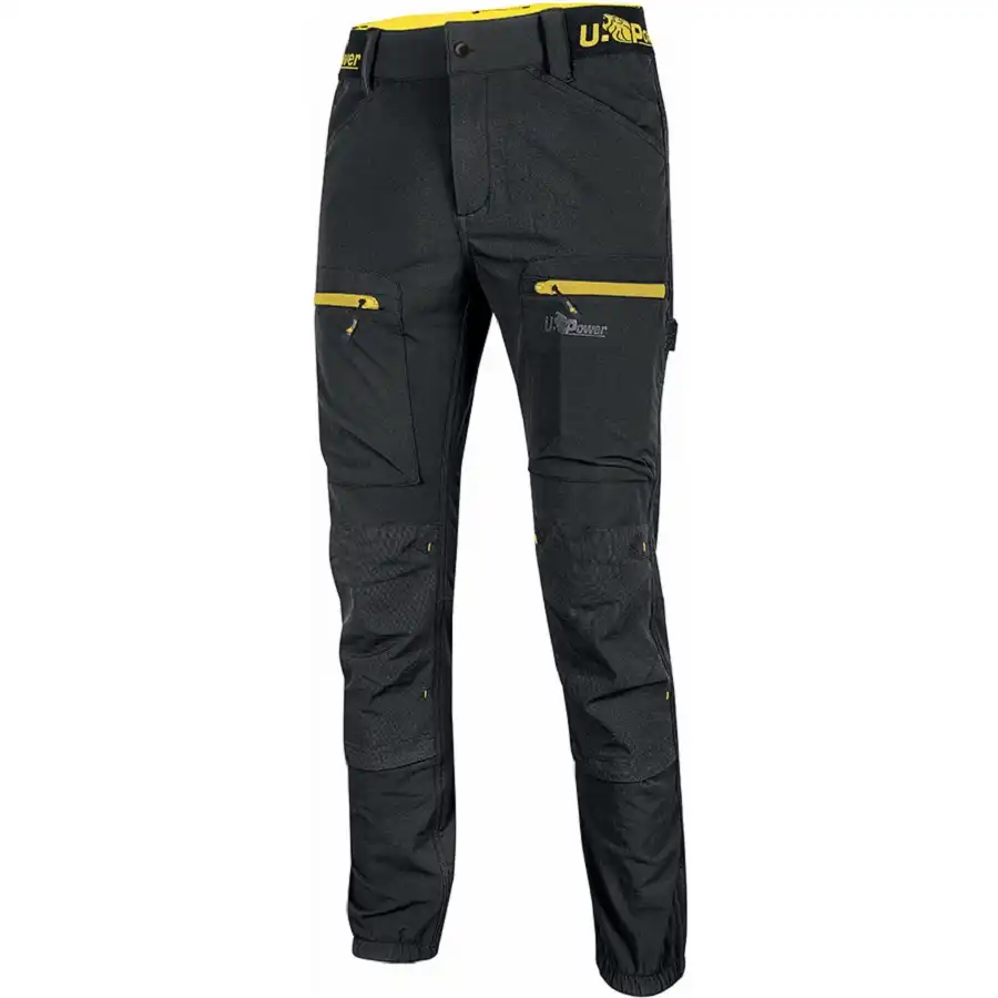 Stretch Servicehose "HORIZON" U-Supremacy in black carbon, L (DE size: M) - Thumbnail 1