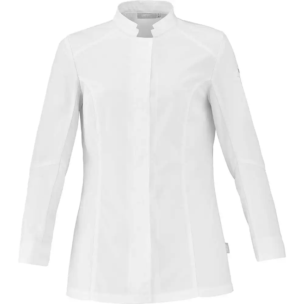 Damen Kochjacke "MARJORAM" in L, Weiß - Thumbnail 1