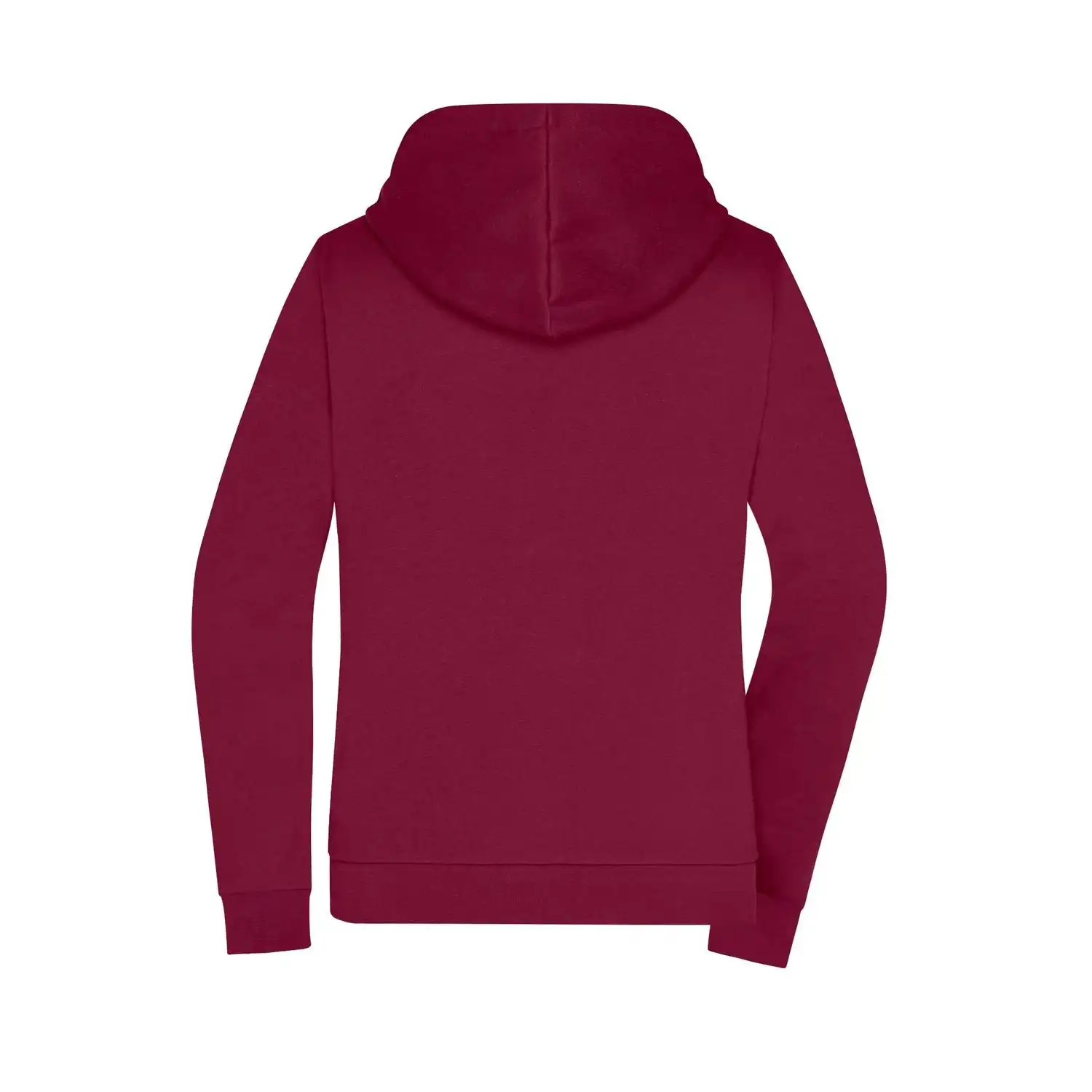 Ladies' Promo Zip Hoody in wine, M - Thumbnail 4