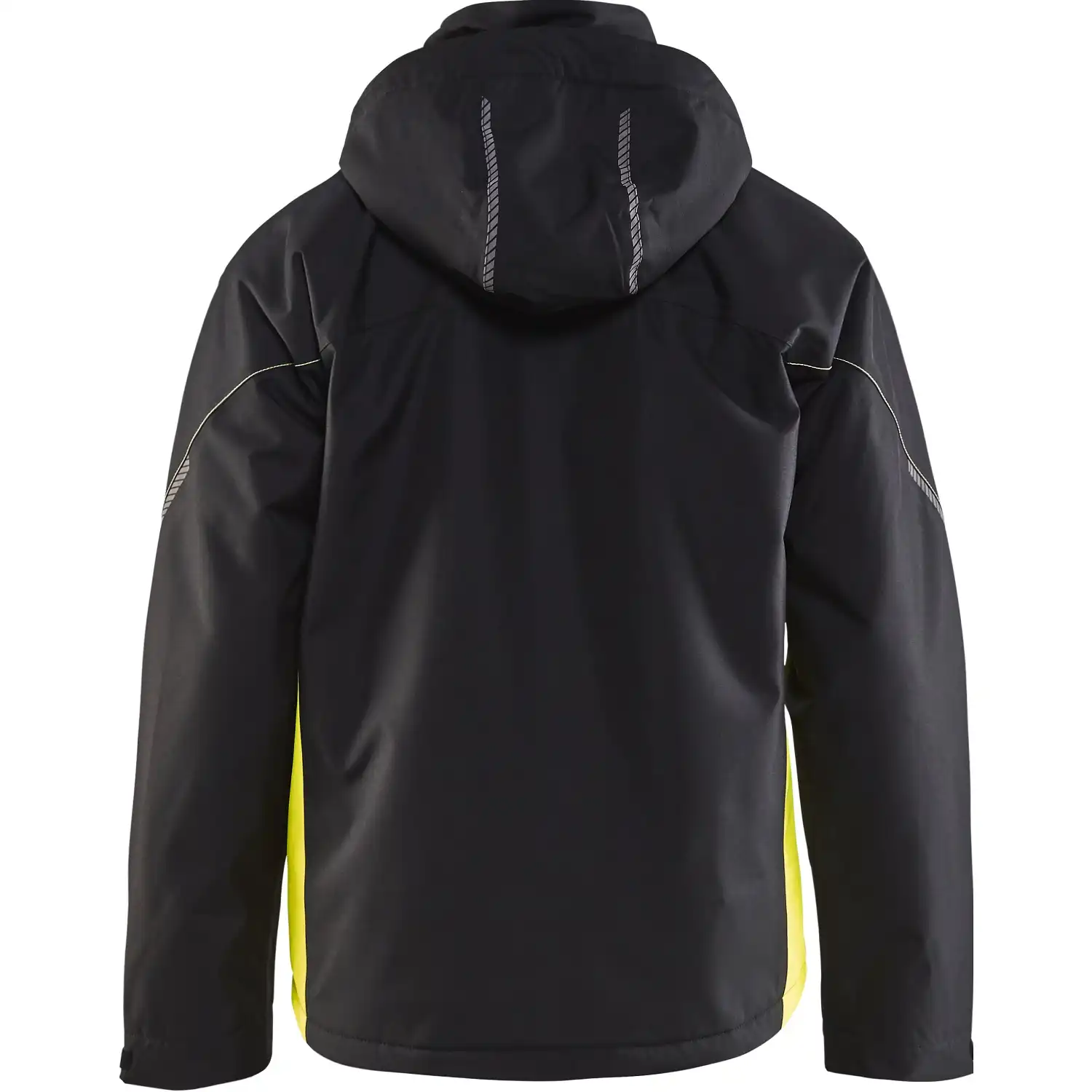 Shelljacke "4790" in schwarz/gelb, 3XL - Thumbnail 2