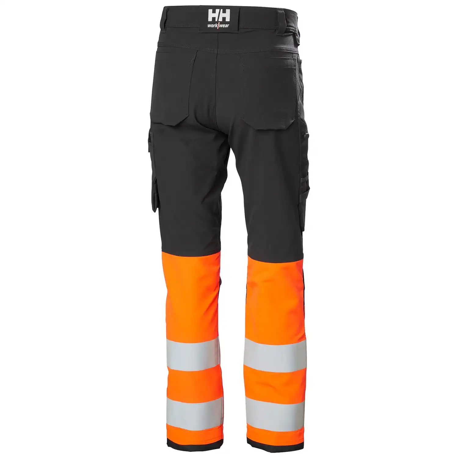 Warnschutz Stretch Bundhose Kl. 1 "ALNA 4X HH CONNECT™" in orange/dunkelgrau, C146 - Thumbnail 2