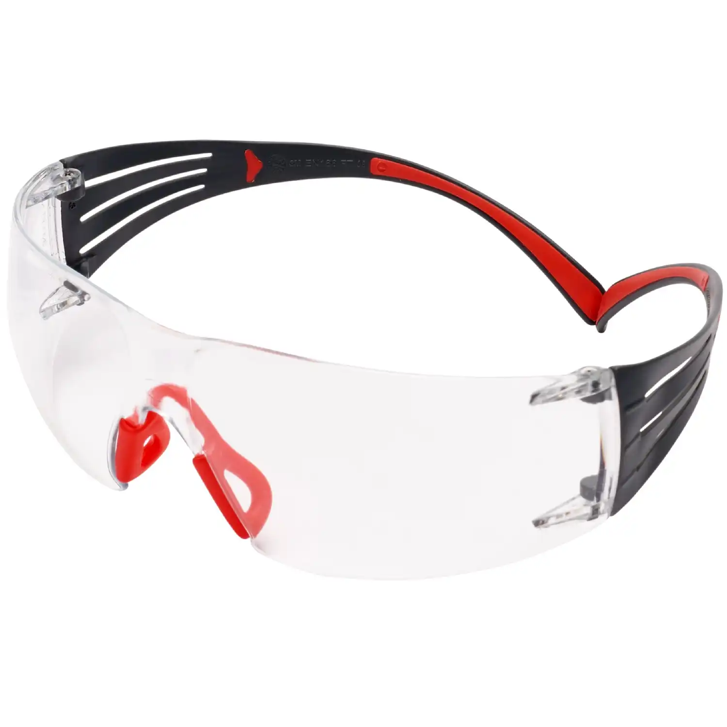 Schutzbrille SecureFit™ 400, klar, Rahmen rot, K&N, UV, AS, SGAF - Bild 1