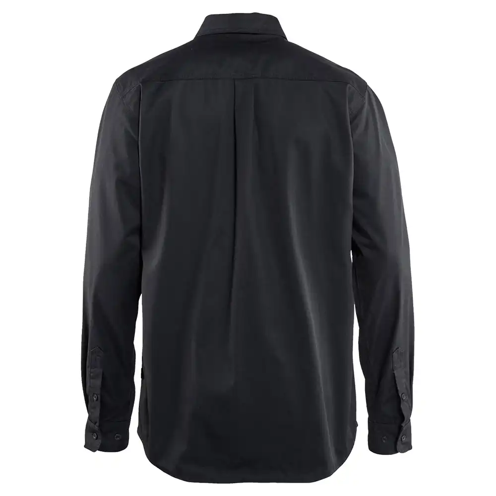 Arbeitshemd "3298" langarm in schwarz, 3XL - Thumbnail 2