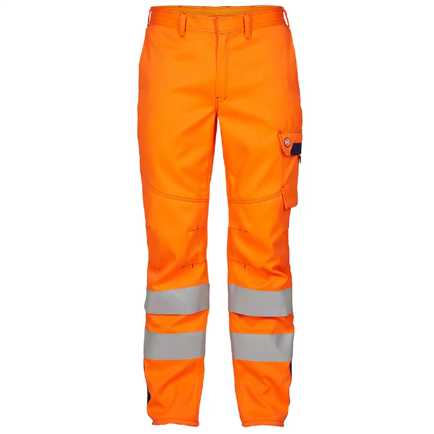 Multinorm Bundhose "2285-830" Safety+ Kl. 2 orange/marine in 44 - Thumbnail 1