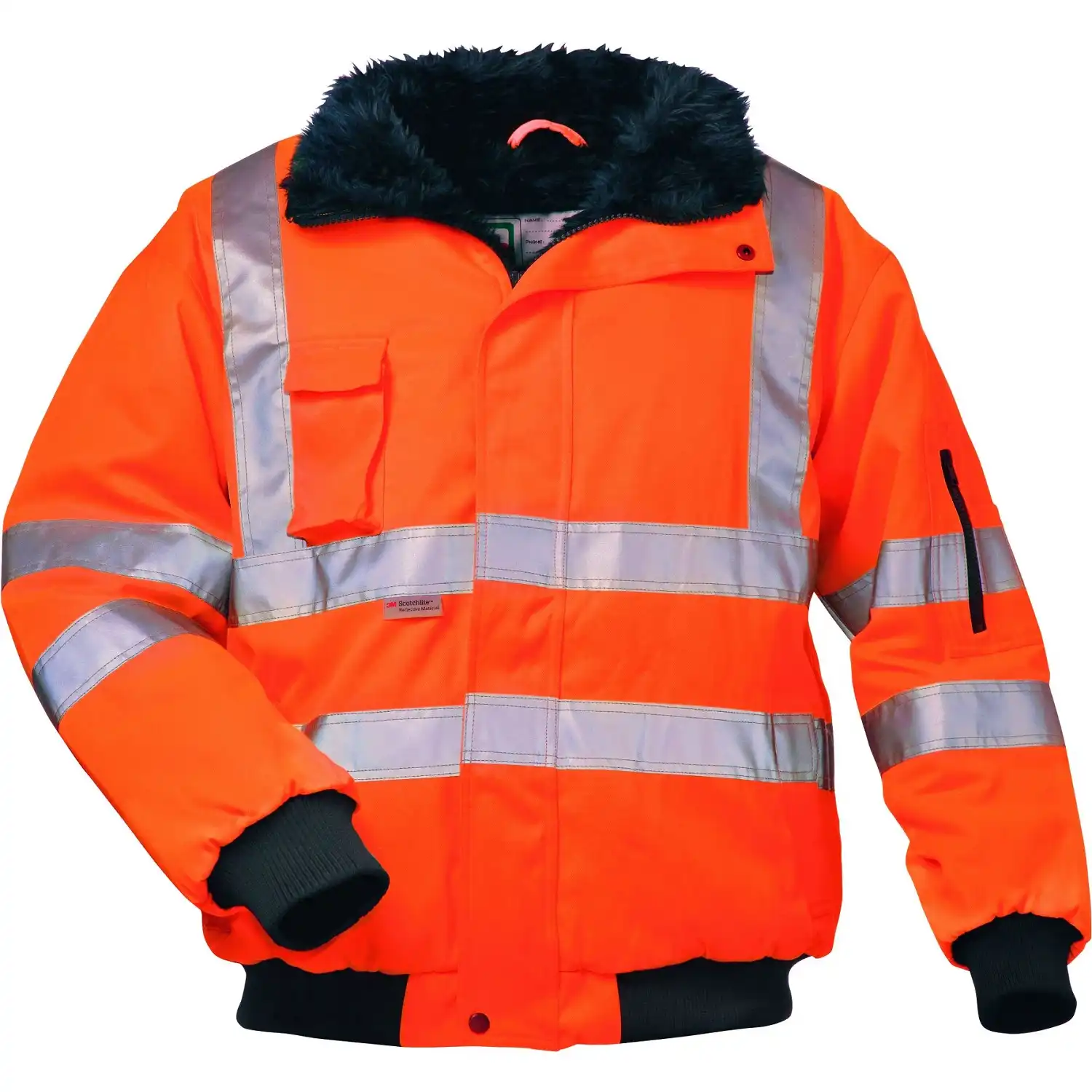 Warnschutz-Pilotenjacke "GUSTAV"orange in L - Bild 1