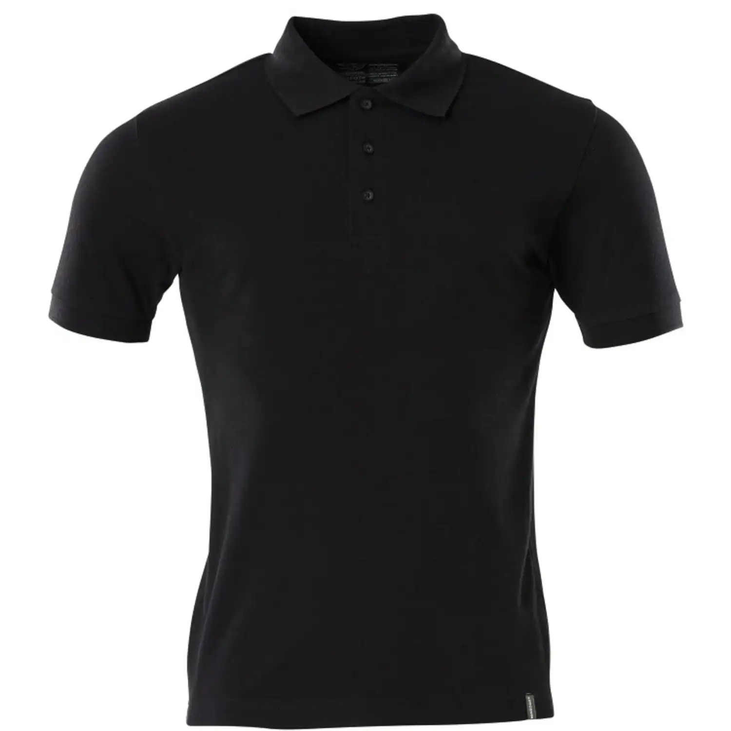 Bio Polo-Shirt "20683" Crossover in vollschwarz, 6XL - Bild 1