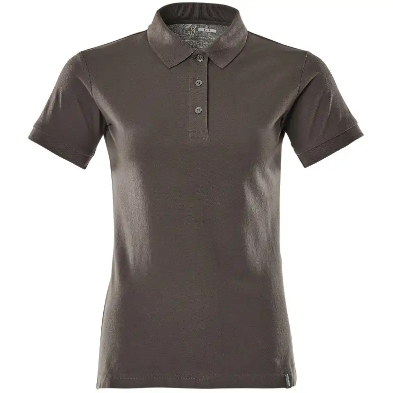 Damen Bio Polo-Shirt "20593" Crossover in dunkelanthrazit, XXL - Thumbnail 1