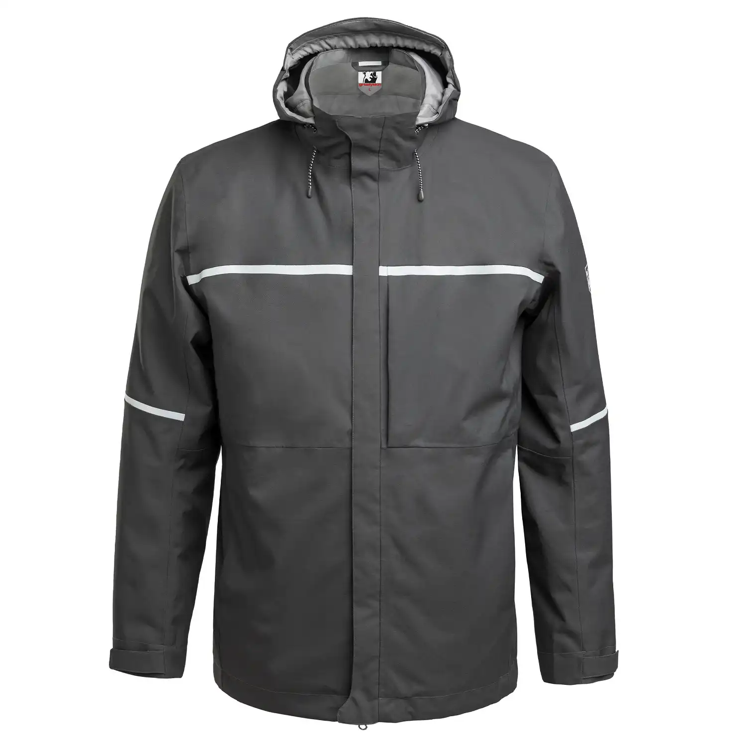 Hardshell Regenjacke "RESIST" in anthrazit, L - Thumbnail 1