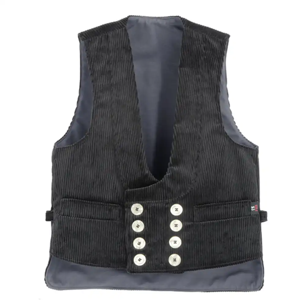 Zunftweste Trenkercord "EMIL" in schwarz, 44 - Bild 1