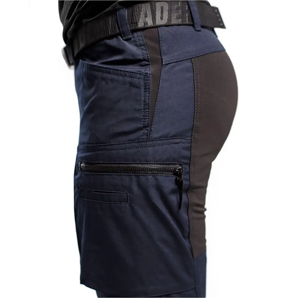 Damen Stretch Servicehose "7159" 166 g/m² in Dunkel marine, 48 - Thumbnail 3