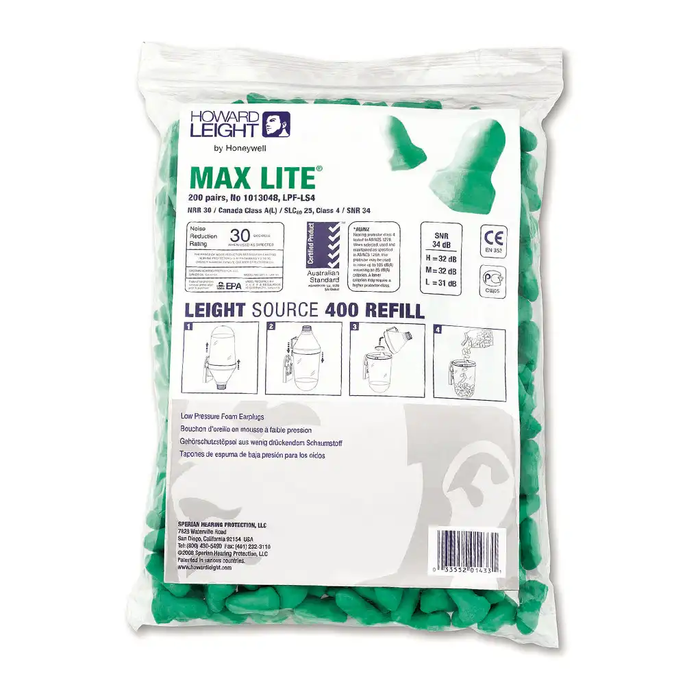 Stöpselgehörschutz Max Lite HowardLeight® |200 Pa. - Bild 1