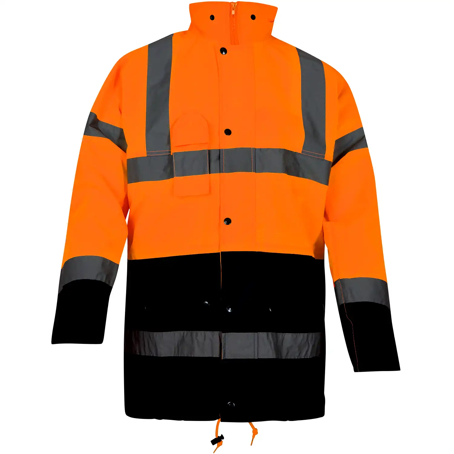 Warnschutz Regenparka ALBERTO 0980 Essential in orange/marine, L - Thumbnail 1
