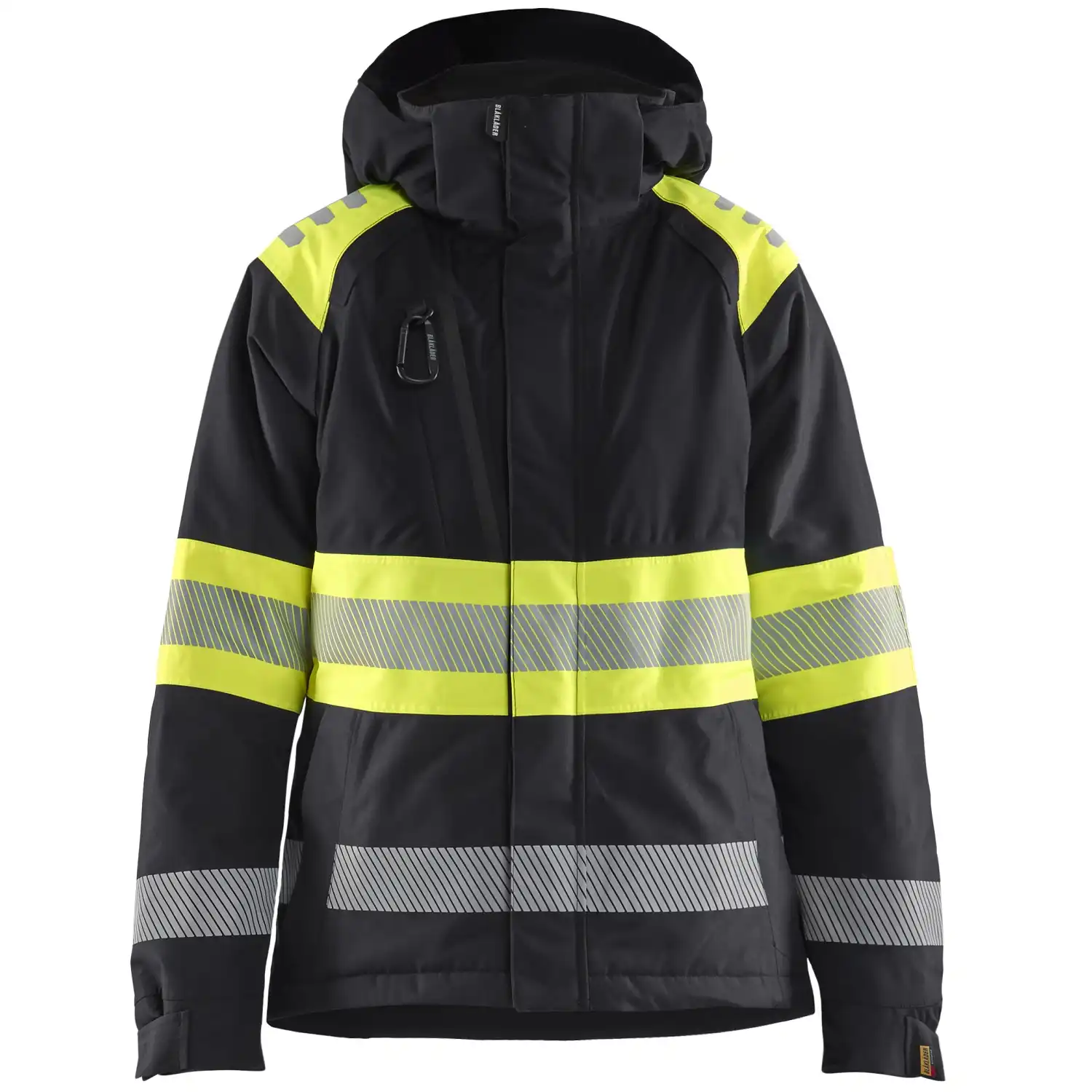 Damen Warnschutz Winterjacke Kl. 1 "4470" in schwarz/gelb, M - Thumbnail 1