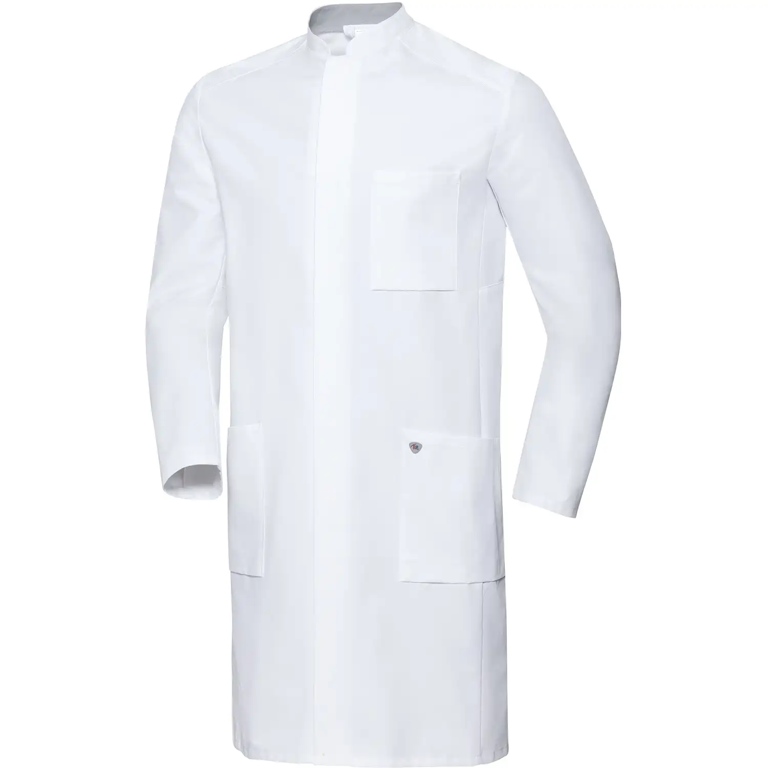 Arztkittel "1751-130" mit Stehkragen Med & Care weiß in 56 - lang - Thumbnail 1