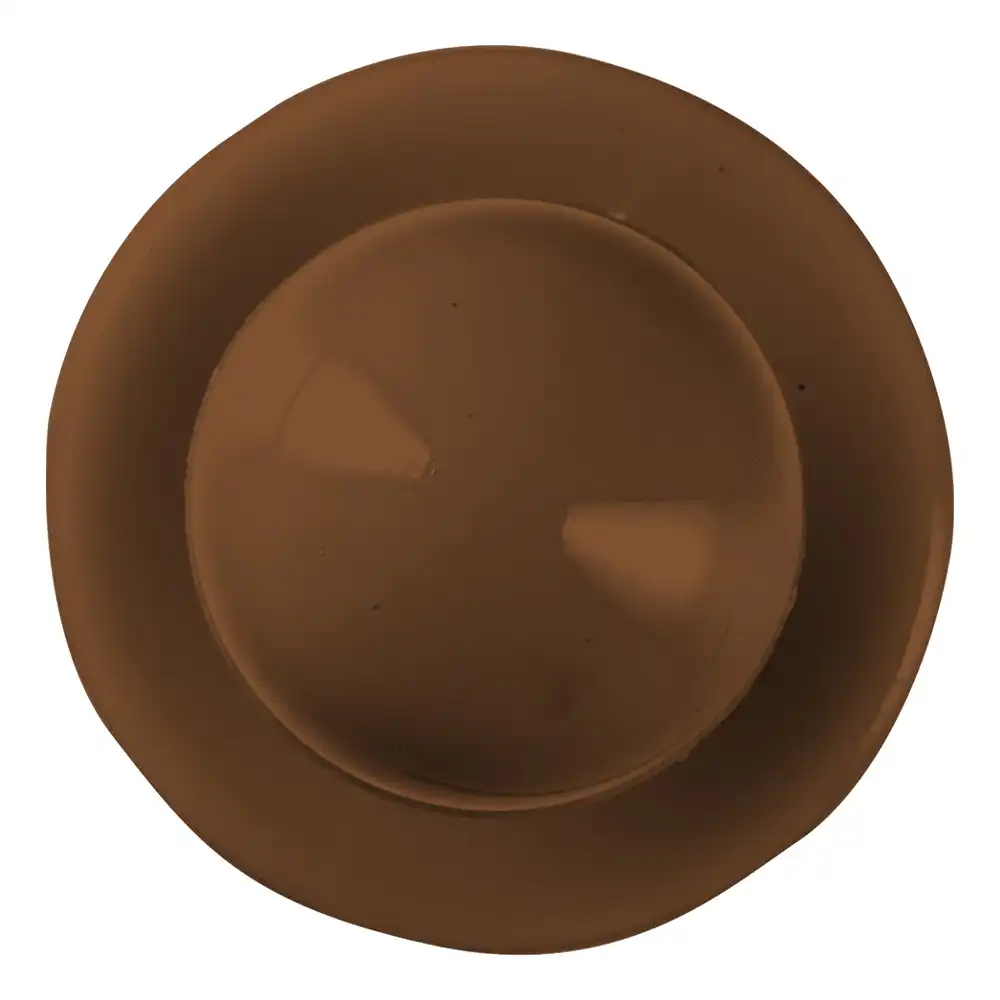 Kugelknöpfe "02/417" Unifarben | 5 x 12 Stk. in braun - Bild 1