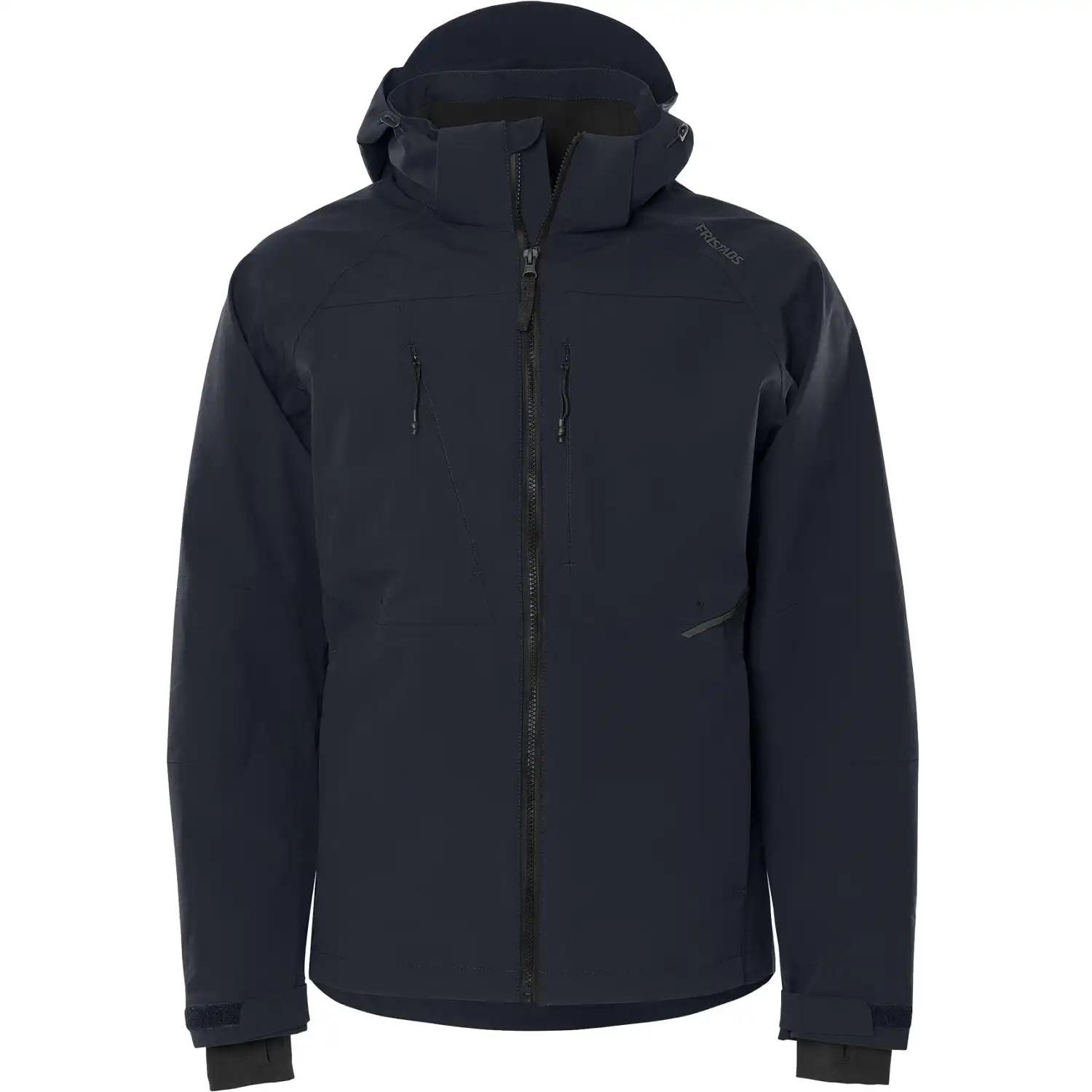 Stretch Hardshell Regenjacke "4881 GLS" in dunkelmarine, M - Thumbnail 1
