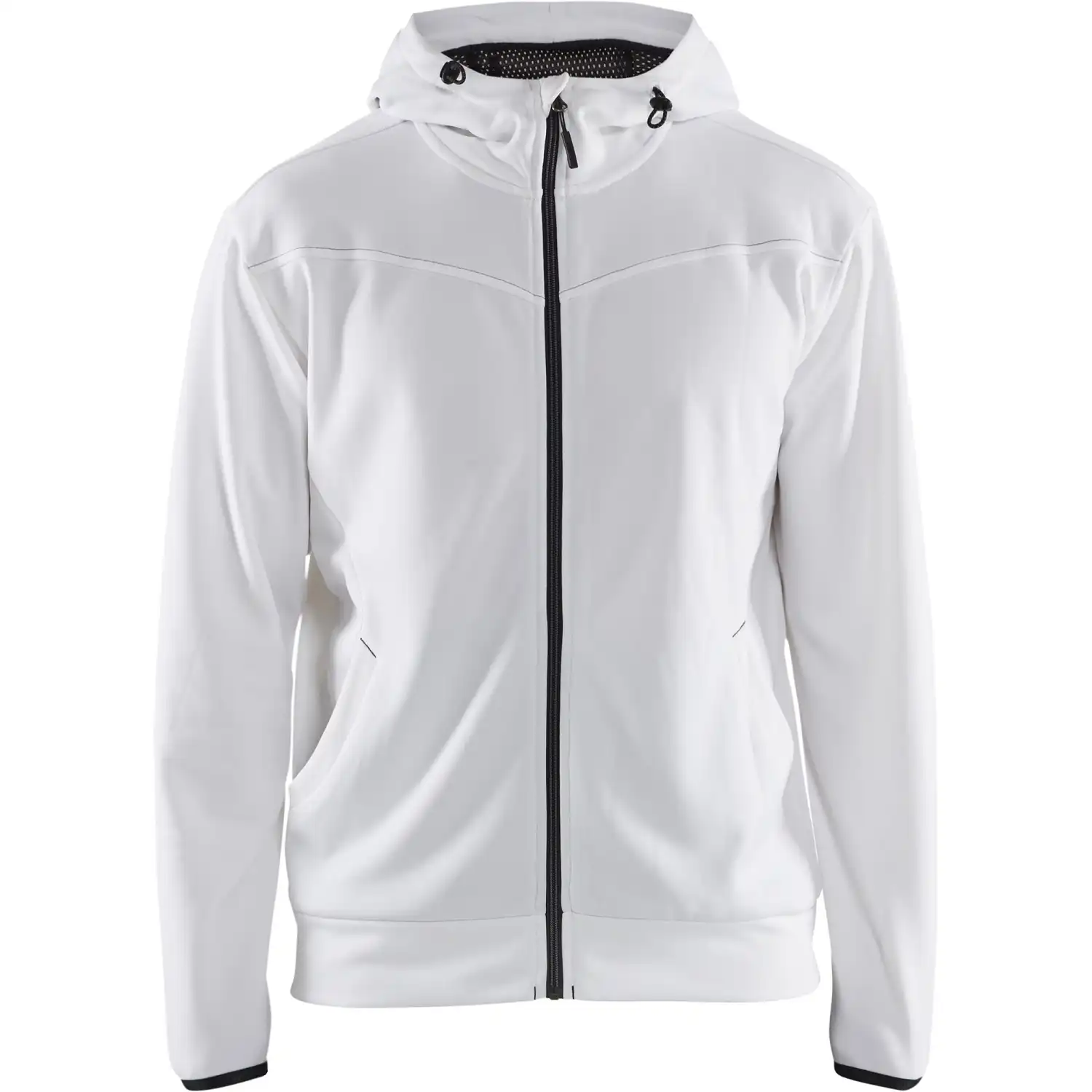 Kapuzen-Sweatjacke "3363" in weiß/grau, 3XL - Thumbnail 1