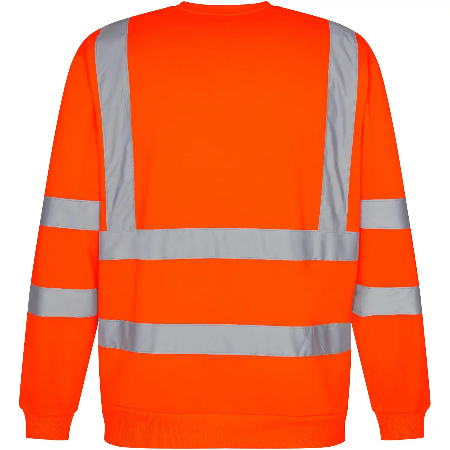 Warnschutz Sweatshirt "8041-253" Safety UV-Schutz in Orange, 3XL - Thumbnail 2