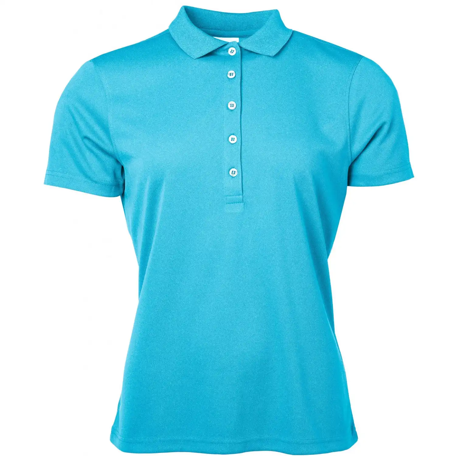 Damen Funktionspolo "JN719" in turquoise, XL - Thumbnail 1