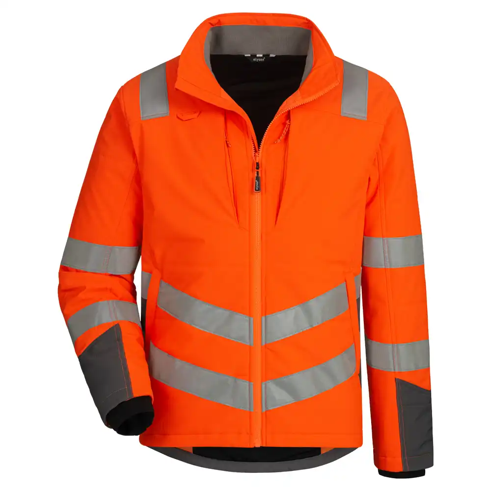 Warnschutz Steppjacke  in orange/grau, S - Thumbnail 1