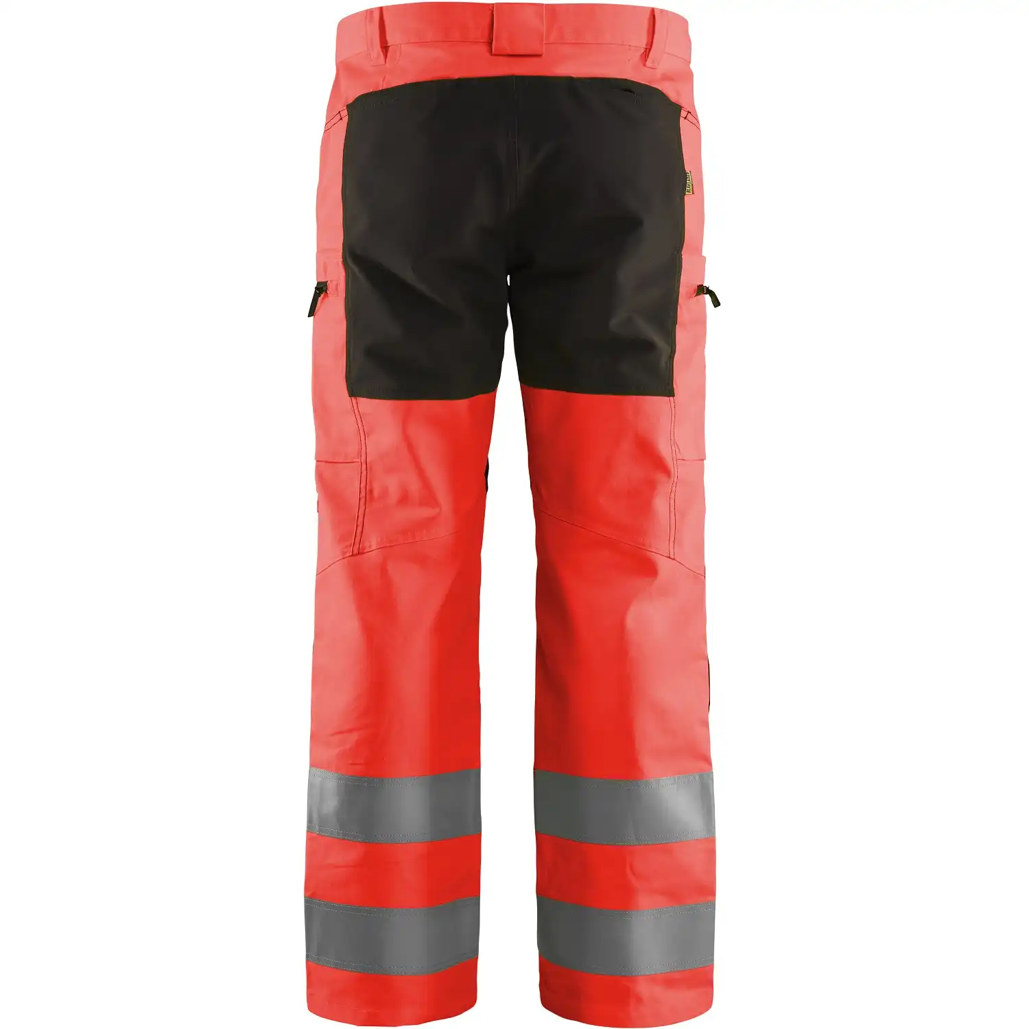 Warnschutz Stretch Bundhose "1585" in rot/schwarz, C144 - Thumbnail 2