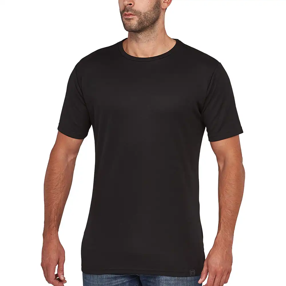 T-Shirt "SLASH" Powerdry in schwarz, L - Bild 1