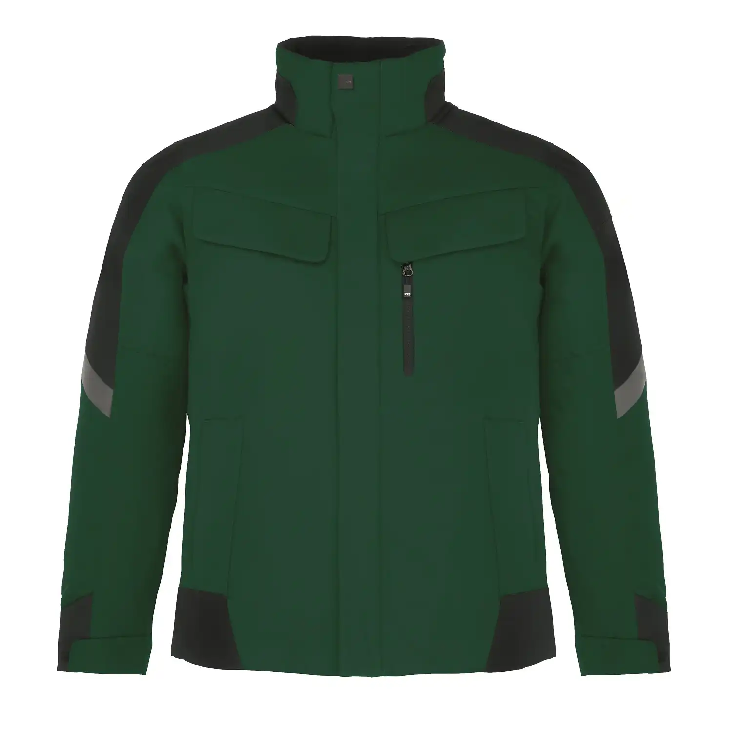 Arbeitsjacke "LARS" in grün/schwarz, XXL - Thumbnail 1