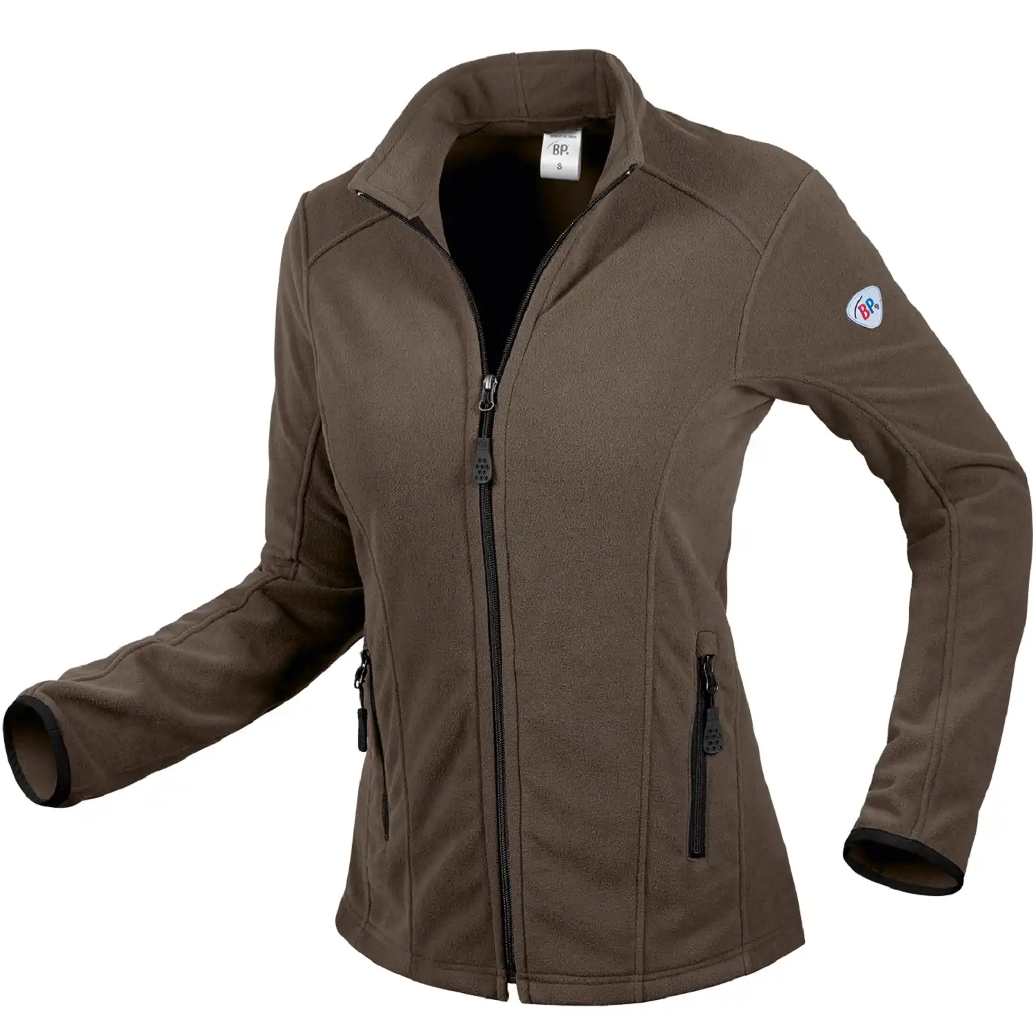 Damen Fleecejacke "1693-641" in falke, XS - Thumbnail 1