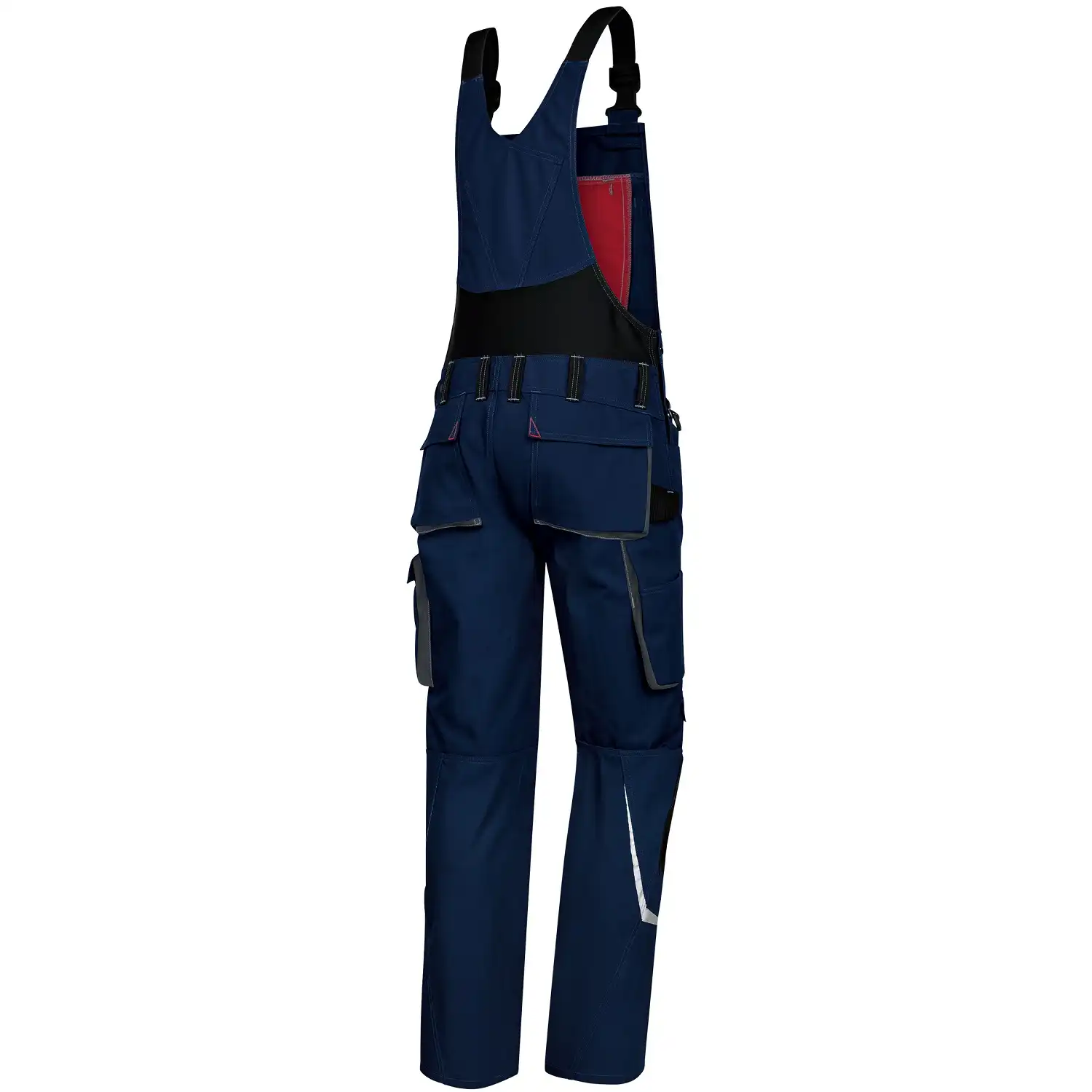 Latzhose "1804-720" Comfort Plus in nachtblau, 60 - kurz - Thumbnail 2