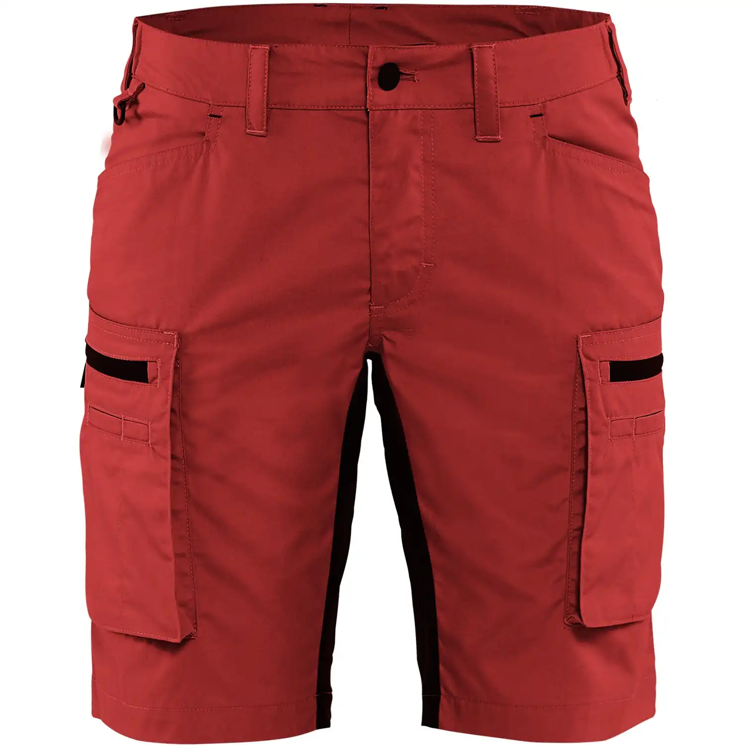 Damen Service Stretch-Shorts "7149" in rot/schwarz, C30 - Thumbnail 1
