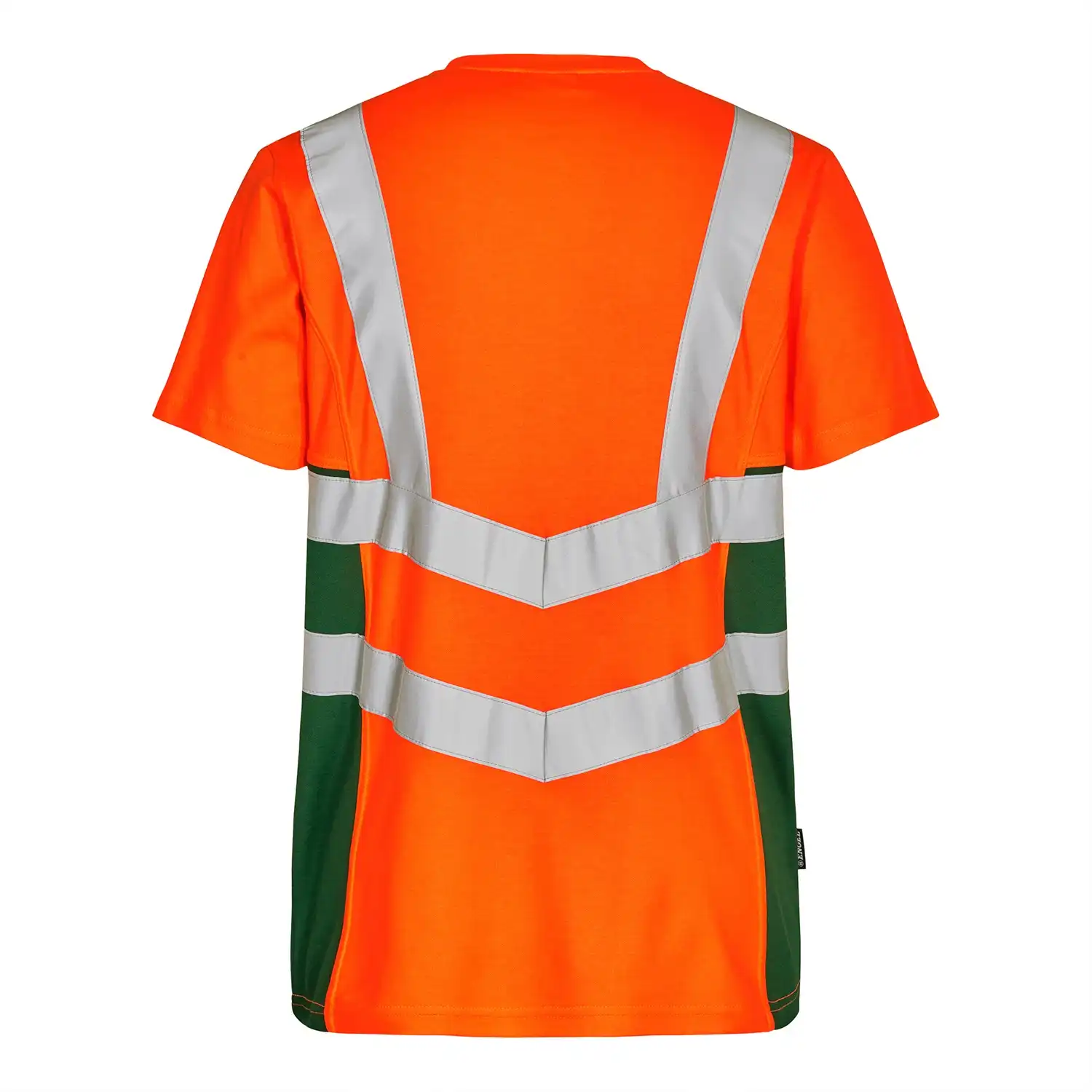 Warnschutz T-Shirt "9544-182" Safety Kl. 2 in orange/grün, L - Thumbnail 2