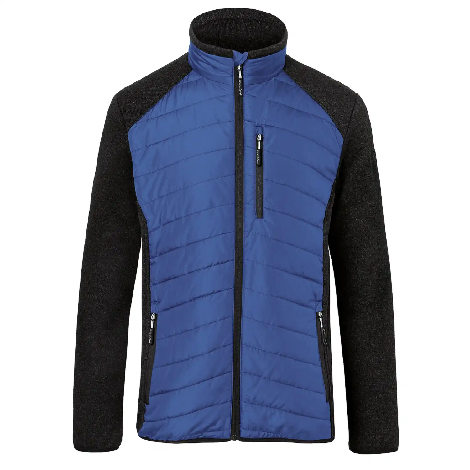 Hybrid-Steppjacke "1342" WEATHER in kornblau/dunkelgrau, XS - Thumbnail 1