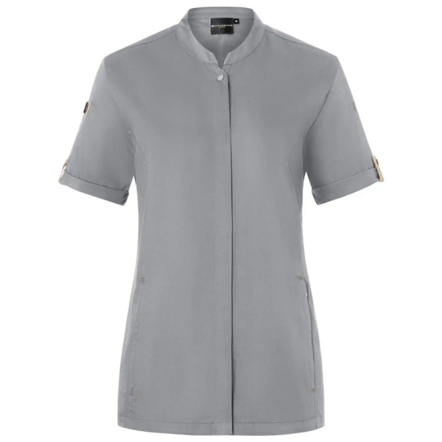 Damen Kochjacke "JF 27" in 52, platingrau - Thumbnail 1