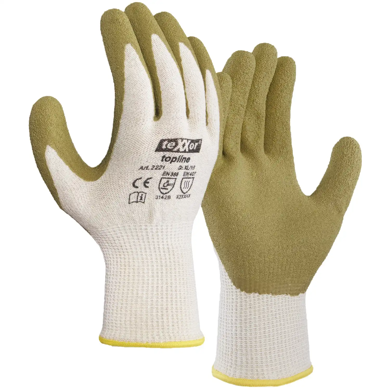 Latex Montagehandschuhe GREEN PROTECT in 10 (XL) - Bild 1