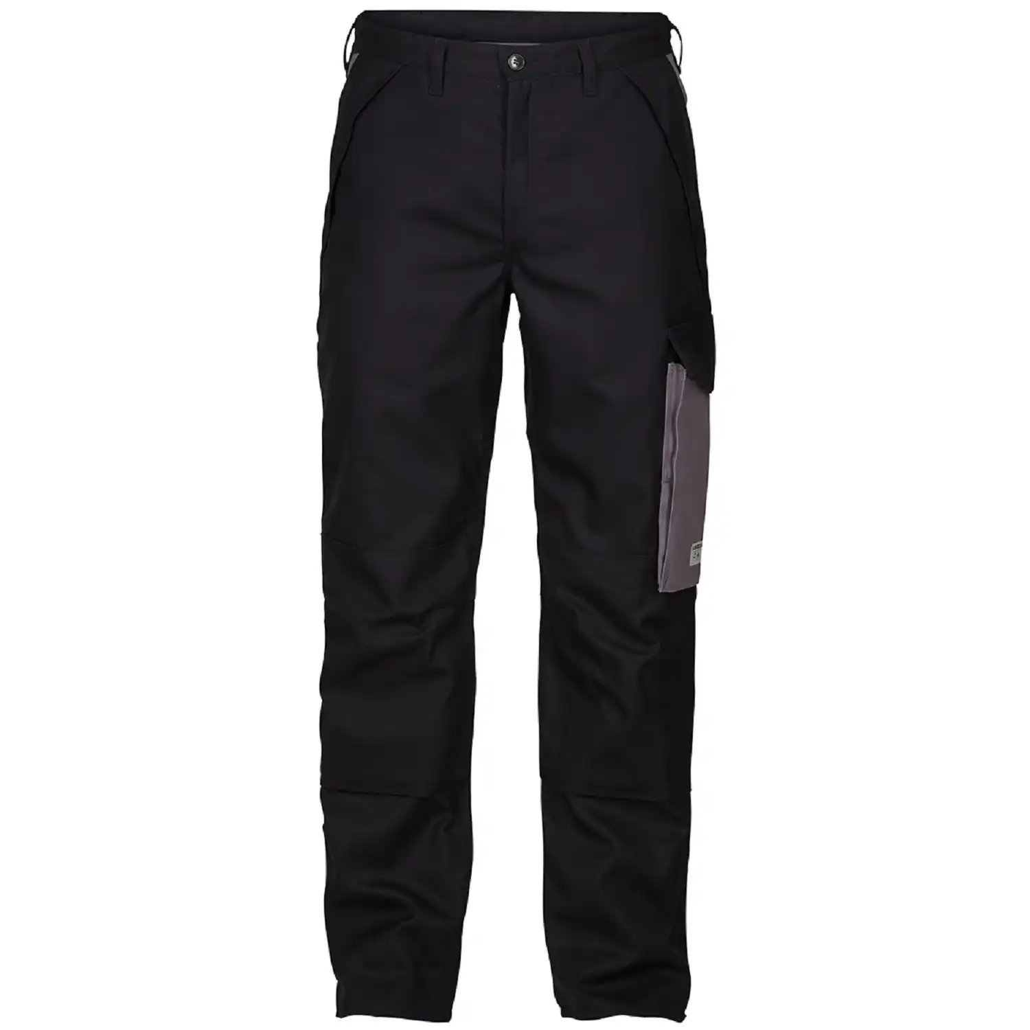 Multinorm Bundhose "2444-106" Safety+ 350 g/m² in schwarz/grau, 48 - Thumbnail 1