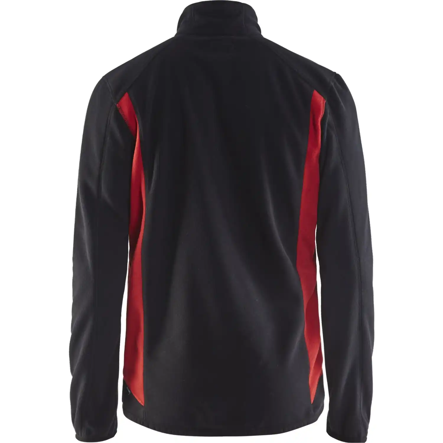 Fleecejacke "4730" in schwarz/rot, 4XL - Thumbnail 2