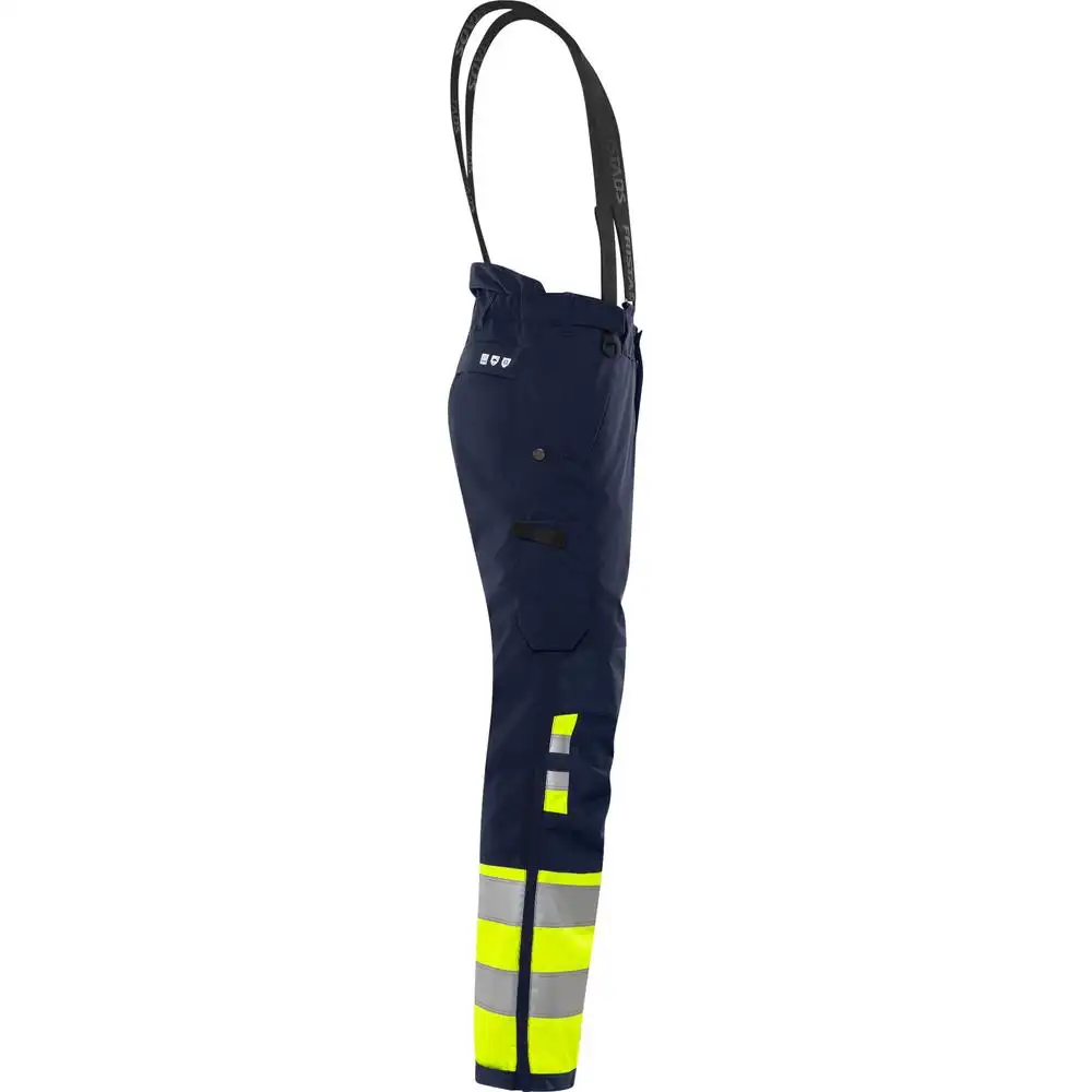 Warnschutz Winterhose Kl.1 "2681 GLPS" in gelb/marine, XL - Thumbnail 4