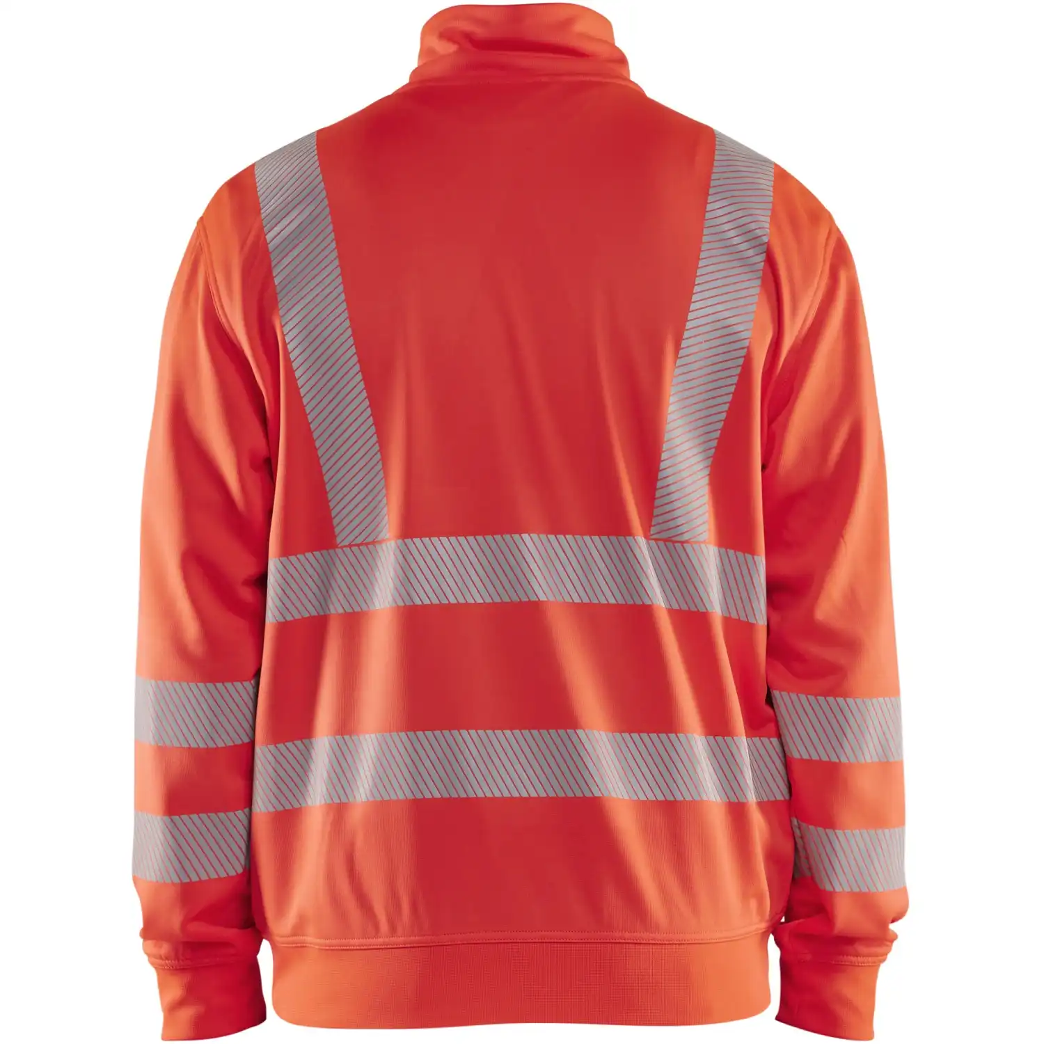 Warnschutz Zip-Sweatshirt Kl. 3 "3564" in 3XL, Rot - Thumbnail 2