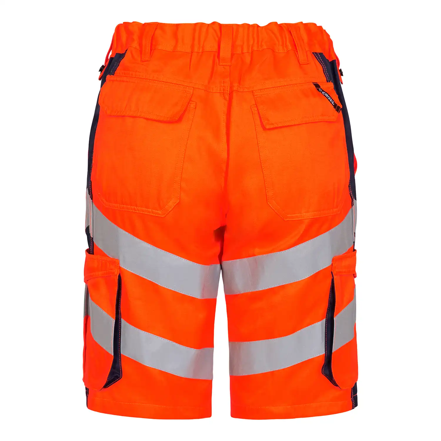 Warnschutz Shorts "6545-319" Safety leicht Kl. 1 in orange/marine, 54 - Thumbnail 2