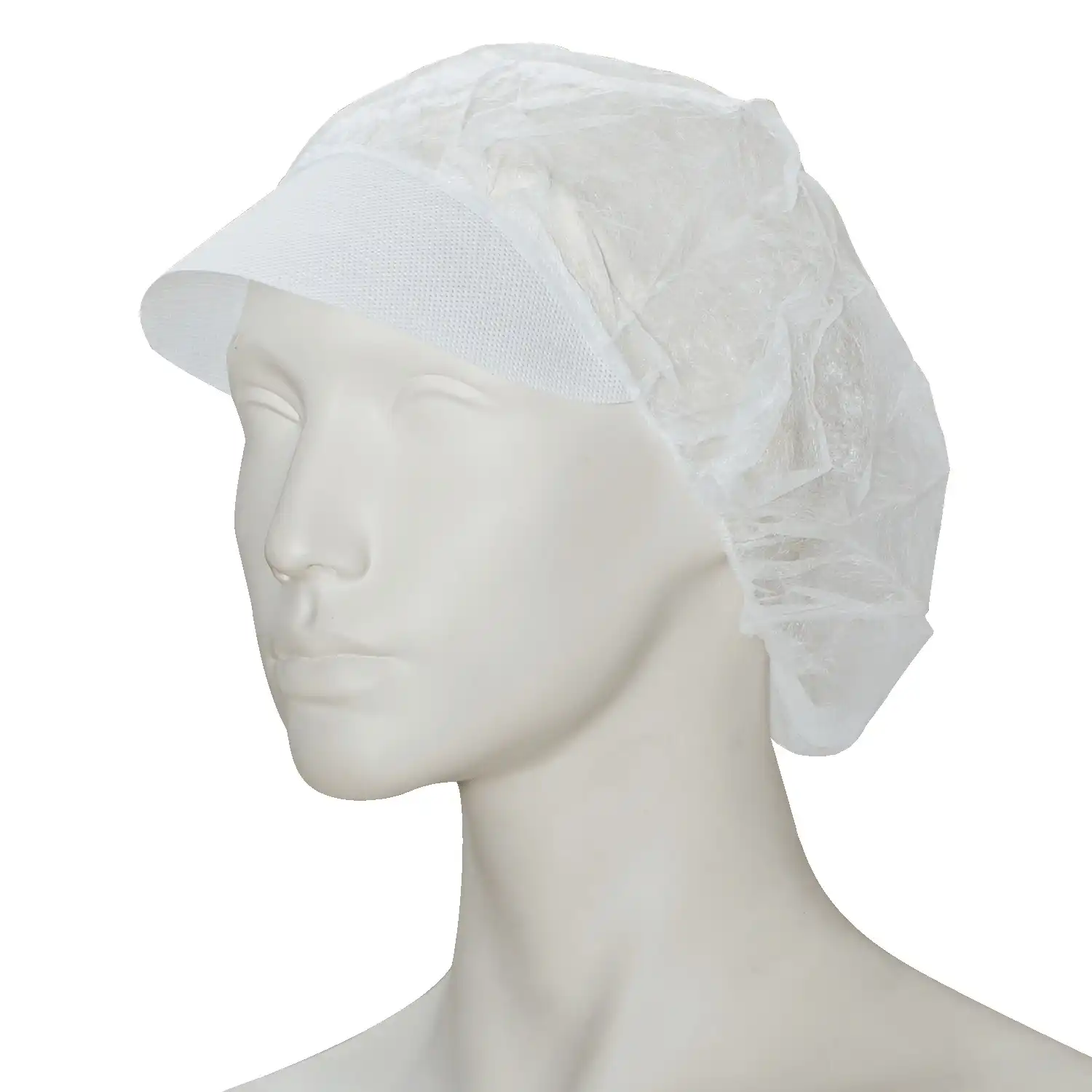 efficient Vlies-Haube mit Schirm M=50cm |100 Stk - Bild 1