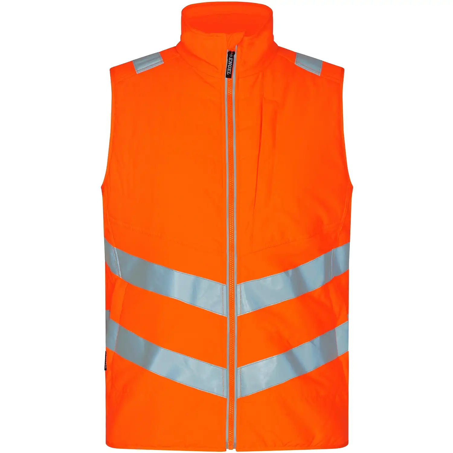 Zip-In Warnschutz Steppweste "5159-158" Safety Kl. 1 in Orange, L - Thumbnail 1