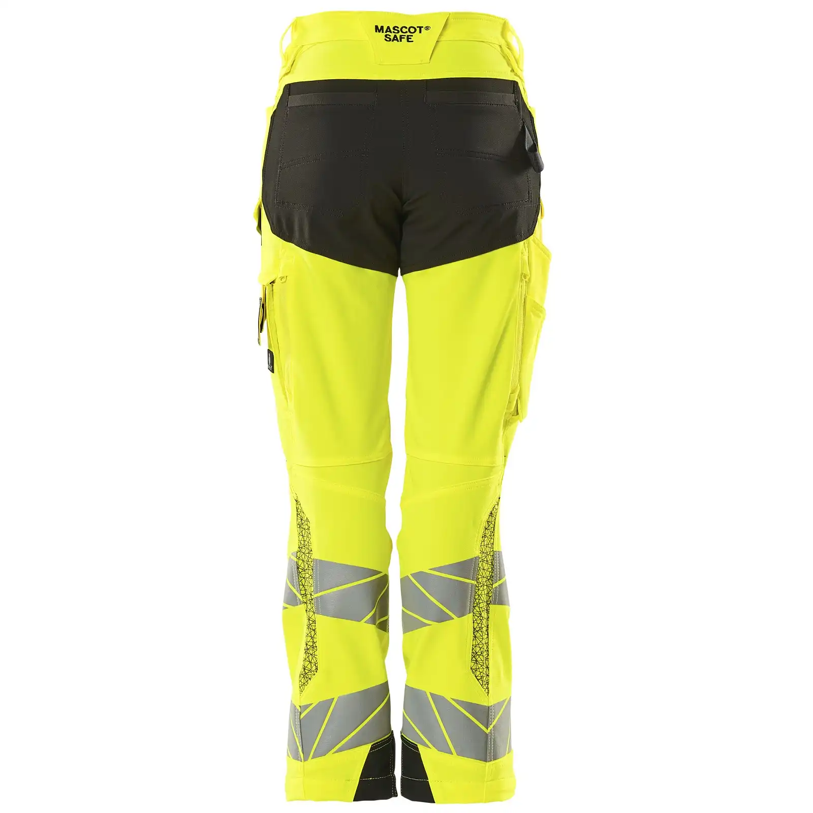 Dame Warn Stretchbundhose K2 ACCELERATESAFE  in gelb/schwarz, 82C44 (EU 44) - Thumbnail 2